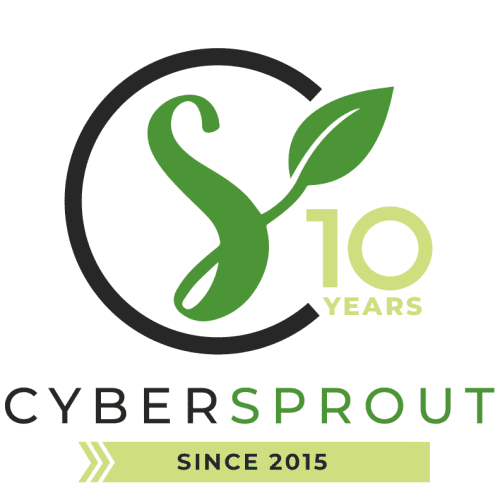 Logo for CYBERsprout Website Design & Development